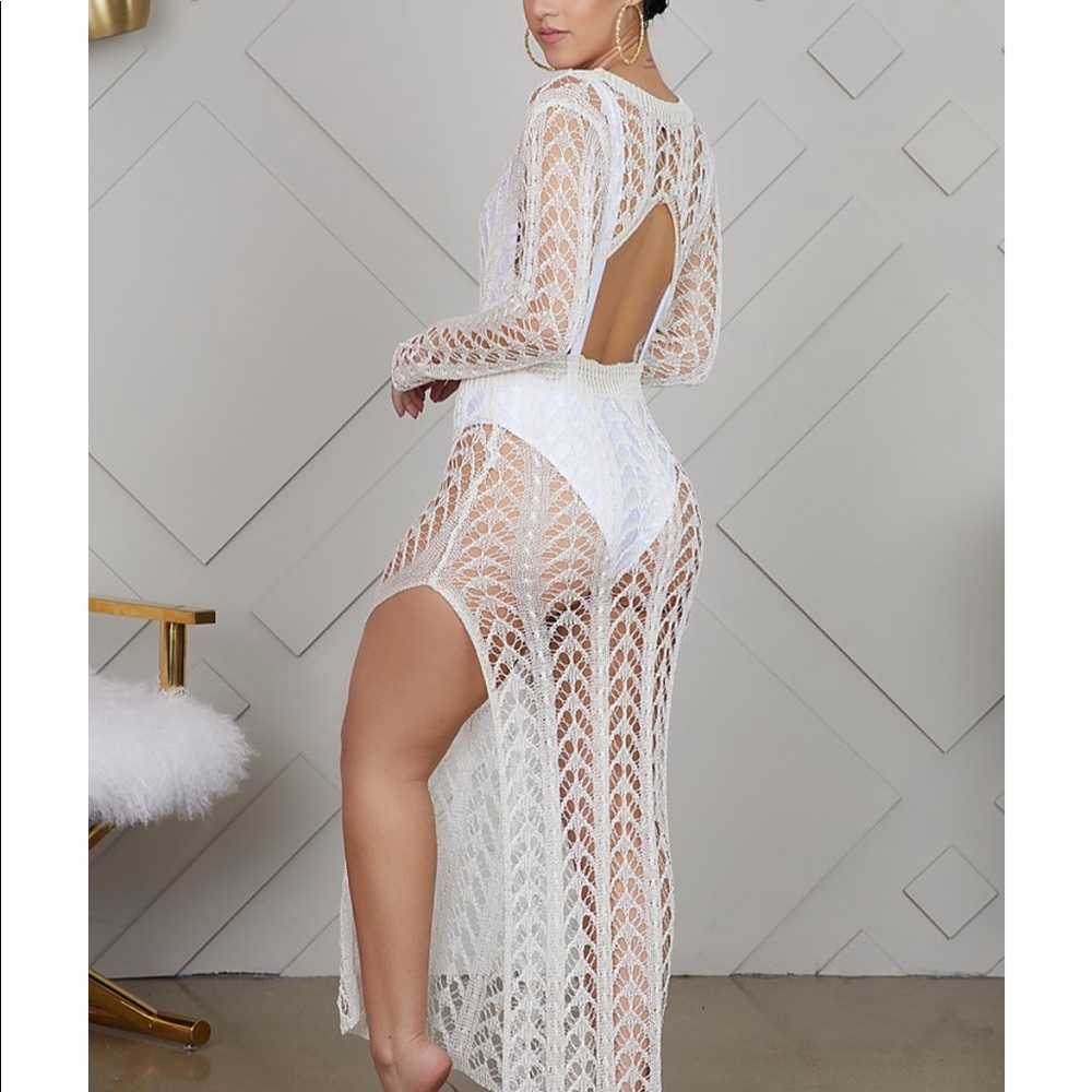Nothin but net swimsuit cover up